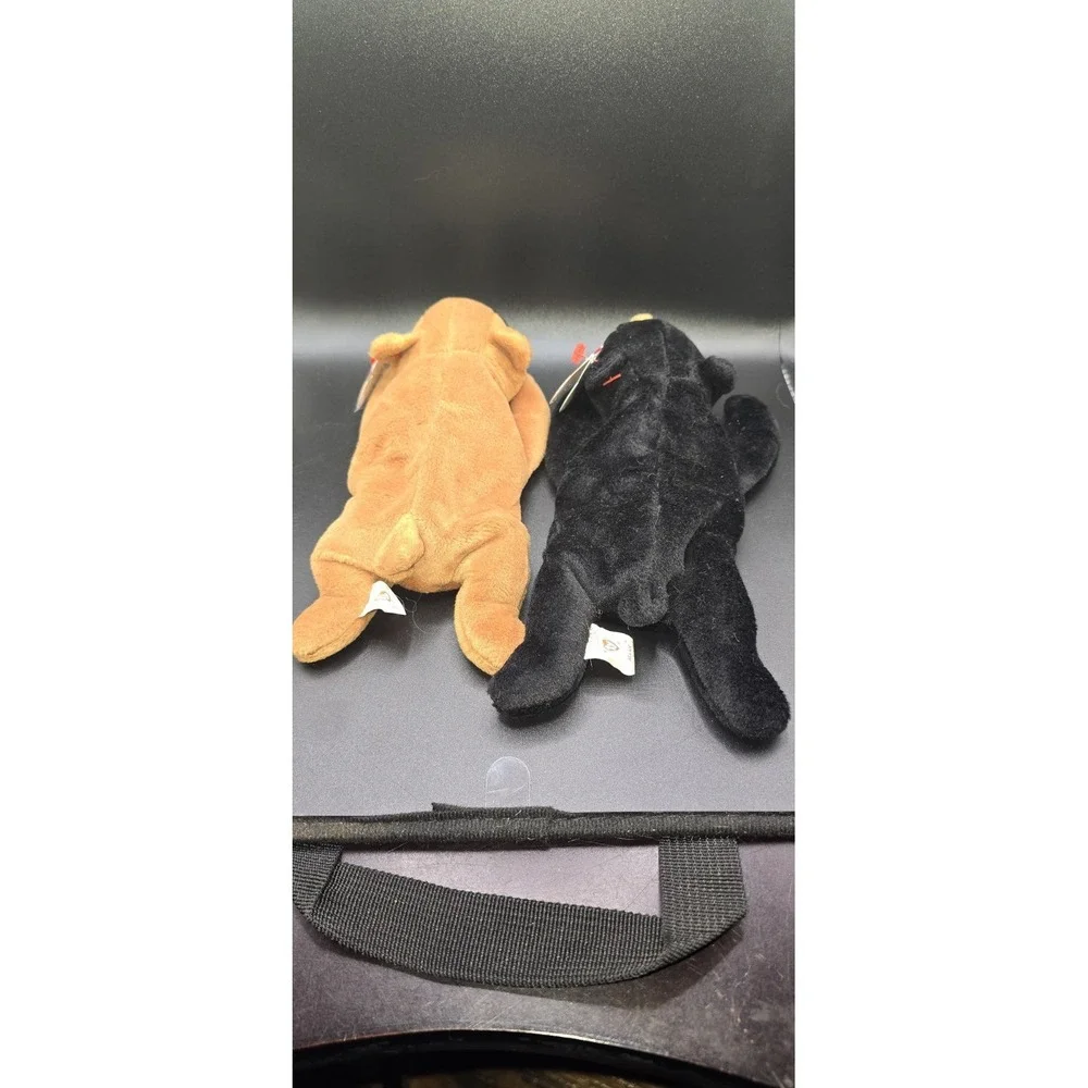 Ty 4010‎ Beanie Babie Cubbie Plush Toy 2 Bears with Tags